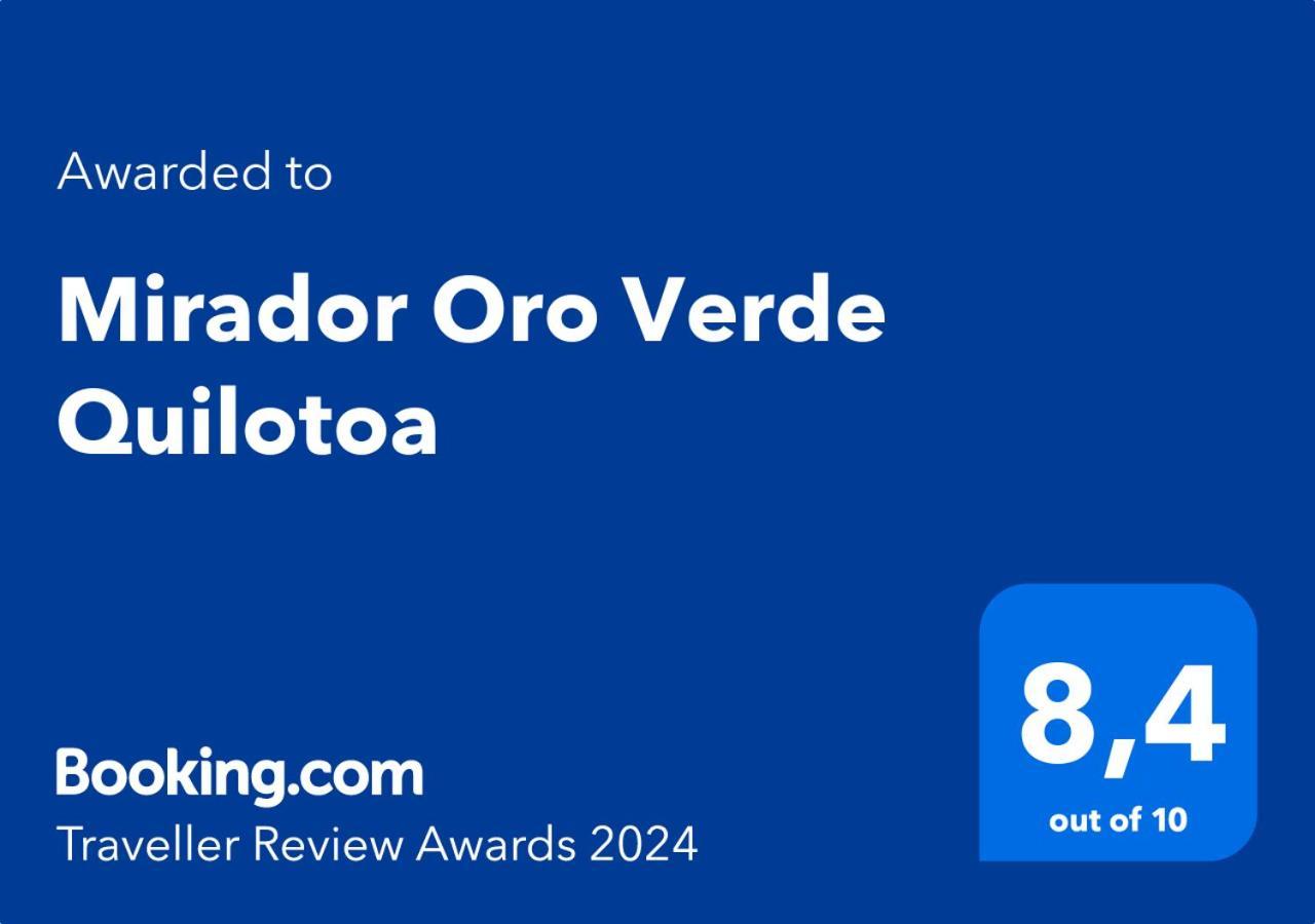 Mirador Oro Verde Quilotoa Zumbagua Exteriér fotografie